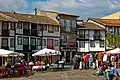 Medieval buildings at the Santiago Square