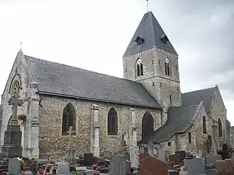 The church in Pîtres