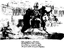 La Tiranía as it appeared published in El Iris