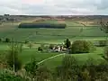 The rear of the estate from the hills to the north, near Marrick
