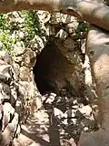 Entrance to ancient water conduit known as ʻAin Bint Nuh