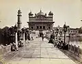 Bunga visible behind Golden Temple in 1870