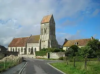 The church in Noron-l'Abbaye