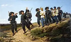 Sharpshooters Leading Prisoners, 1861, Florence, National Gallery of Modern Art, Palazzo Pitti