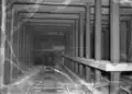 Storage tracks above the Broad Street subway north of Erie