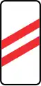 Countdown to railway crossing 200m