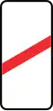 Countdown to railway crossing 100m