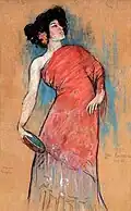 Dancer with tambourine – Eugénie Fougère (1900)