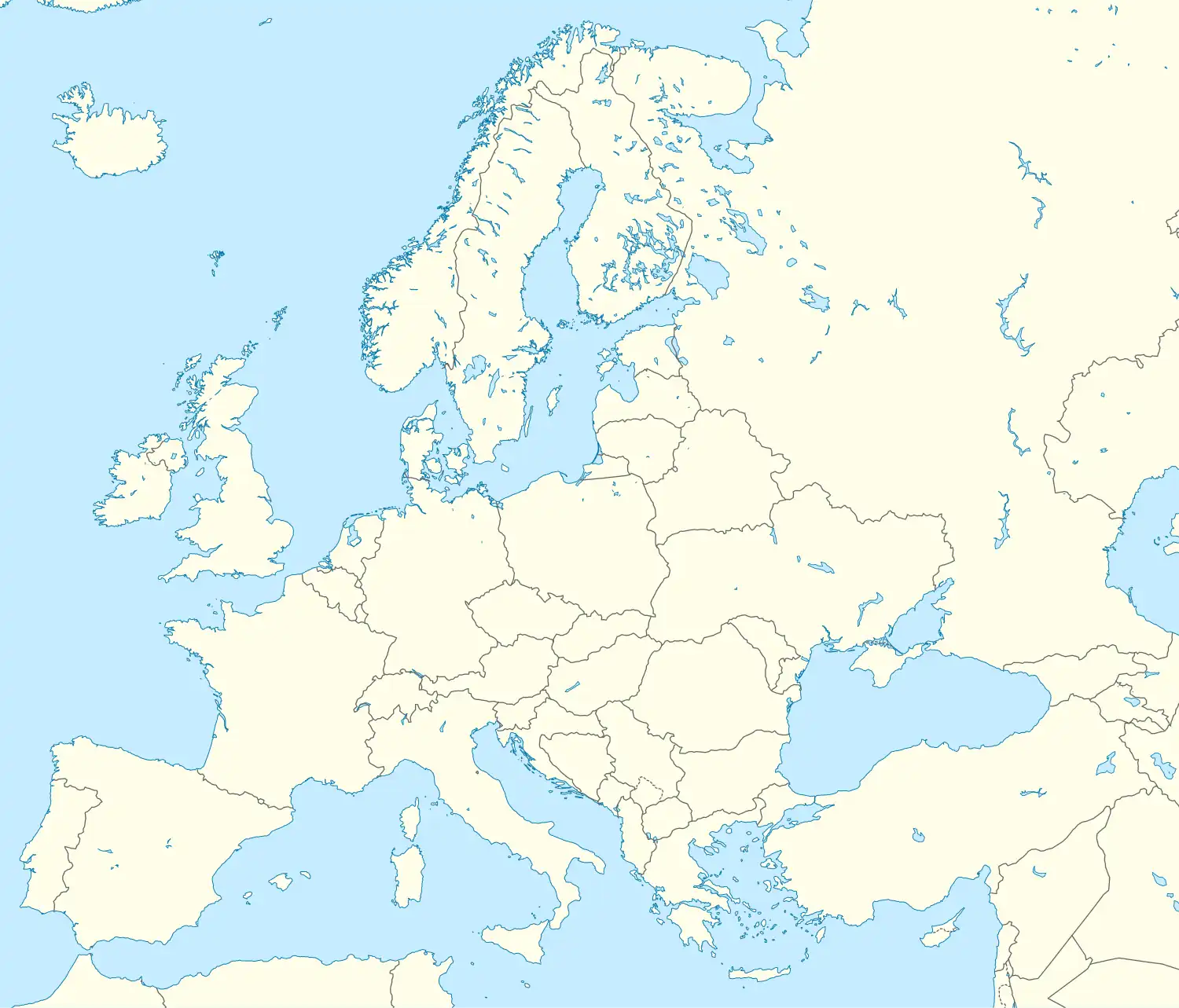 2012 European Tour is located in Europe