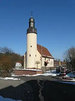 fortified church (built in the 12th century)