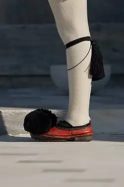 Greek Presidential Guard shoes.