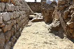 Parthian building at Qalatga Darband, September 26, 2019