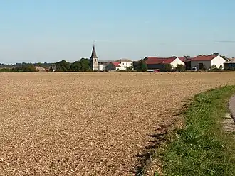 A general view of Badonvilliers