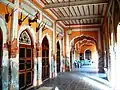 Walkways around the exterior