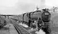 Farington station remains, view northward in 1959