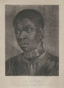 The Moor (1839), mezzotint after Christopher Wren