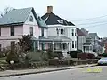 Federal Hill Historic District houses, Lynchburg VA, December 2008
