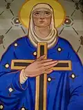 Mural at the Cathedral of the Madeleine in Salt Lake City