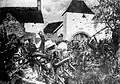 Battle for Ferme d'en-Haut. Artist Richard Knötel