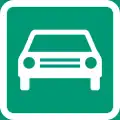 Symbol of road for motor vehicles (formerly used )