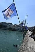 Fiona Banner' DISARM FLAGS at Art Basel 2025