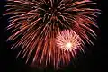 Fourth of July fireworks in San Jose, California, 2 second exposure