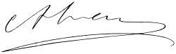 Count of Romanones's signature