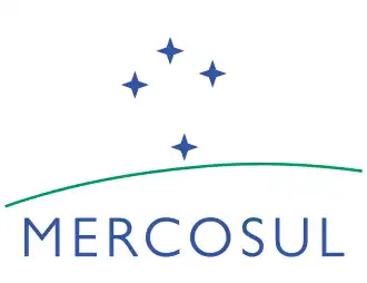 Flag of the Southern Common Market (Portuguese)