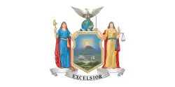 Flag of New York, (1858–1896)