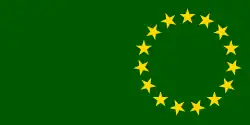 Flag of the Cook Islands from July 23, 1973 to August 4, 1979
