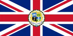 Flag of the governor of Mauritius (1869–1906)