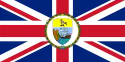 Standard of the governor of Saint Helena