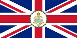 Flag of the governor of the Bahamas (1904–1953)