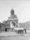 HMS St Vincent: inside the main gate