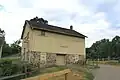 Close view of the grist mill