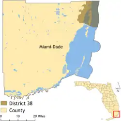 Map of the district
