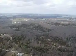 Much of Oliver Township is forested.