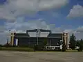 Former aeroplane hangar 1, Speke Airport (1935–37; Grade II*)