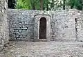 First guard post.