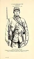 Frank Bowden Chilton, Company H, 4th Texas Infantry, Hood's Texas Brigade in 1861 age 16