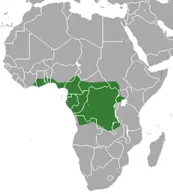 Map of range