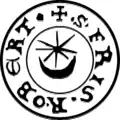 Templar seal of the 13th century, probably of the preceptor of the commanderies at Coudrie and Biais (Brittany).[47]
