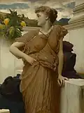 Frederic Leighton, At the Fountain, c. 1891–92
