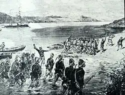 French marine landed on Da Nang