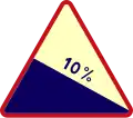 Steep hill downwards