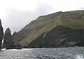 Freshly fallen scree
