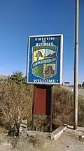 Welcome sign into Bitinckë