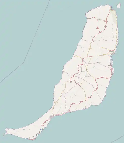 Punta La Entallada Lighthouse is located in Fuerteventura