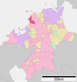 Location of Fukutsu