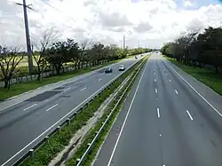 A portion of the North Luzon Expressway in Bulacan